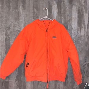 GAMEHIDE ORANGE HUNTING WEATHERPROOF JACKET W HOOD